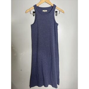 Madewell Gray Ribbed Tank Dress Sleeveless Casual women's xxs